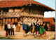 BRESSE. -  Danse "le Rigodon" Devant Une Ferme Bressane. -, Groupe Bressan Centre Hospitalier Bourg En Bresse (Ain) - Musica