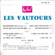 EP 45 RPM (7") Les Vautours / James Brown " Le Jour De L’amour  " - Otros - Canción Francesa