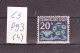 Tschechoslowakei Portomarke Michel Nr. 93 Gestempelt (1,2,3,4,5) - Postage Due