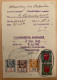 Beleg Eidg. Fremdenpolizei Inkl. Fiskalmarken (2 Seiten) - Revenue Stamps Switzerland - Revenue Stamps