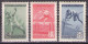 Yugoslavia 1948 Projected Balkan Games - Athletics, Mi 557-559 - MNH**VF - Unused Stamps