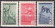 Yugoslavia 1948 Projected Balkan Games - Athletics, Mi 557-559 - MNH**VF - Unused Stamps