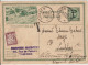1930 - TAXE DUVAL - CP ENTIER ILLUSTREE De TAMINES => LOBBES READRESSEE => VILLENEUVE LES AVIGNON - Postkarten 1909-1934