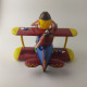 M&Ms Rare Vintage Airplane Candy Sweets Dispenser Biplane Figure M And M #5538 - Antikspielzeug