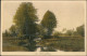 Ansichtskarte Burg (Spreewald) Am Wiesenfliess - Brücke 1924 - Burg (Spreewald)