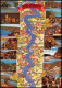 Landkarten Ansichtskarte Rhein (Fluss) Von Mainz Bis Koblenz 1999 - Landkarten
