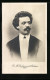 AK Portrait Des Komponisten C. M. Ziehrer 1863  - Artistas