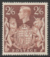 GB Scott 249 - SG476, 1939 Dulac Arms 2/6d Brown MH* - Nuevos