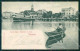 Venezia Città Lido Di Santa Maria Elisabetta Barche Gobbato Cartolina RT8210 - Venezia