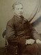 Photo CDV Bolko Schmiechen à Sunderland  Jeune Homme Blond Assis  CA 1880 - L430 - Ancianas (antes De 1900)