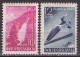Yugoslavia 1949 Planica Ski Jumps, Mi 570-571 - MNH**VF - Unused Stamps