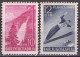 Yugoslavia 1949 Planica Ski Jumps, Mi 570-571 - MNH**VF - Nuovi