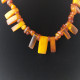 Delcampe - Vintage Natural 36 Gr. Butterscotch Egg Yolk Baltic Amber Necklace #5540 - Volksschmuck