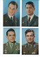 ANOTHER  4 POSTCARDS RUSSIAN ASTRONUATS - Sterrenkunde