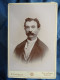 Photo Cabinet R. Garnier à Niort - Homme, Beau Portrait Nuage Ca 1890 L678 - Old (before 1900)