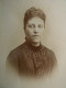 Photo Cabinet R. Garnierà Niort - Jeune Femme, Portrait Nuage Ca 1890 L678 - Old (before 1900)