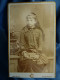 Photo Cdv Charles, Bordeaux - Fillette Aux Cheveux Lachés Ca 1890 L678 - Old (before 1900)