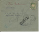 Bayern 1897, 5 Pf. Auf Brief V Fürth N. Bristol GB M. Diversen Retour Stempeln - Covers & Documents