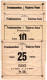 Schweiz 1907/10, 4 Original Post-Versandumschläge F. Marken Zu 2, 5, 10 U. 25 C. - Briefe U. Dokumente
