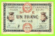 FRANCE / CHAMBRES De COMMERCE De MÂCON Et De BOURG / 1 FRANC / 27 AVRIL 1920 / N° 381.543 / SERIE  E - Cámara De Comercio