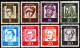 GERMANY 1961-64 FAMOUS PERSONALITIES 16V COMPLETE SET FINE USED STAMPS #D1 - Gebraucht