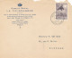 BELGIQUE - TIMBRE SUR ENVELOPPE OBLITEREE AVEC CAD DU 13 AOUT 1957 POUR WAREMME CERCLE ROYAL LA FOURRAGERE - Storia Postale
