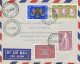 BELGIQUE - 4 TIMBRES OBLITERES SUR ENVELOPPE AVEC CAD BRUXELLES DU 9 MARS 1965 EXPEDITION ANTARCTIQUE BELGO NEERLANDAISE - Lettres & Documents