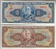 Brazil 2 Banknote Marshal Deodoro Da Fonseca 20 Cruzeiros Amato-22 Pick-186a 1961 UNC + Amato-88 Pick-178 1962 UNC - Brasilien