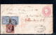 3 Kr. Und 6 Kr. Paar, Auf GA -Umschlag 3 Kr. ,klar  " HEIDELBERG " Mit Postablage-Stp. Nach London 18 Kr. Frankat. ,#141 - Covers & Documents