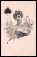 Artist Signed Stubenrauch Lady Art Nouveau Playing Cards Viennoise 870 Pc VK5700 - Otros & Sin Clasificación