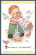 Artist Signed Attwell M. L. Child Bird Valentine Serie 5316 Postcard HR2522 - Otros & Sin Clasificación