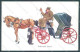 Artist Signed Schoenpflug F. Man Carriage Horse B.K.W.I. 927-5 Postcard HR2474 - Otros & Sin Clasificación