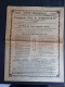 ROMAINVILLE - 1926 Prix Général - Compagnie D'Arc De Romainville - Ordre & Conditions Du Tir - Posters