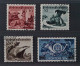 Liechtenstein 285-88, 1950 Tiere Und UPU-Aufdruck, Sauber Gestempelt, KW 175,- € - Used Stamps
