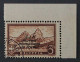 SCHWEIZ BIT 48,  1937, Freimarken 3 Fr. Braun, LUXUS-Bogenecke, KW 200,- € - Oficial
