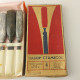 Vintage USSR Chisels For Wood Carving Set Of 4 Soviet Woodworking Tool #5543 - Antike Werkzeuge