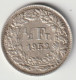 HELVETIA 1952: 1/2 Fr., Silver, KM 23 - 1/2 Franc