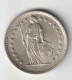 HELVETIA 1963: 1/2 Fr., Silver, KM 23 - 1/2 Franken