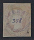 1851, SPANIEN 8, Isabella Im Oval 2 R. Orange, Sperati-Fälschung Nr. 358 - Usati