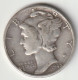 U.S.A. 1945: Dime, Silver, KM 140 - 1916-1945: Mercury (kwik)