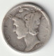 U.S.A. 1944: Dime, Silver, KM 140 - 1916-1945: Mercury (Mercure)