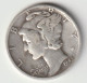 U.S.A. 1943: Dime, Silver, KM 140 - 1916-1945: Mercury (kwik)