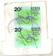 Sabena , Timbres Kenya - Billetes