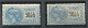 !!! FISCAUX, COPIES N°14 ET 14A (BLEU GRIS) NEUFS *, N°14A SIGNE CALVES - Stamps