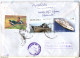 Romania - 2005 -  The 50th Anniversary Of  EUROPA -  Imper Set Used On Registered Cover To India. ( OL 11/01/2020 ) - Brieven En Documenten