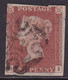 GB Line Engraved  Victoria Imperf Penny Red .   Good Used - Usados