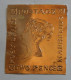 Timbre Or (gold Stamp) Mauritius, Two Pence Reine Victoria " Avec Quelques Petits Défaut " - Mauritius (1968-...)
