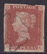 GB Line Engraved  Victoria Imperf Penny Red . Good Used - Gebruikt