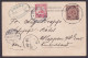 Kiauchau / China - 1903 Weihsien Combination PPC Via Tsingtau To Germany - Kiautchou