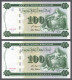 Sweden Svezia Suède Schweden 2005 100 + 100 Kronor Commemorative & Consecutive Nrs. Pick 68 UNC - Suède